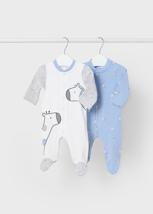Set di pigiamini in cotone per neonato Mayoral